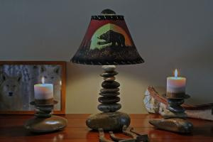 Stone Lamps and Shades